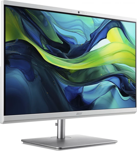 Моноблок Acer Aspire C27-195ES 27&amp;quot; Full HD Core Ultra 5 125U (1.3) 16Gb SSD512Gb Graphics CR Eshell GbitEth WiFi BT 65W клавиатура мышь Cam серебристый 1920x1080