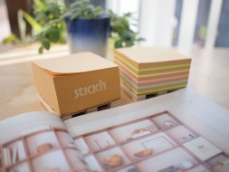 Блок самоклеящийся бумажный Stick`n 21817 76x76мм 400лист. пастель+крафт Kraft Notes &amp;quot;палета&amp;quot;