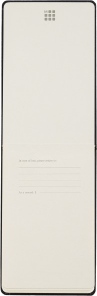 Блокнот Moleskine REPORTER QP511 Pocket 90x140мм 192стр. линейка твердая обложка черный