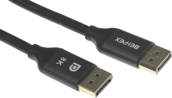 Кабель Ultra HD ver1.4 DisplayPort (m) DisplayPort (m) 2м черный (пакет)