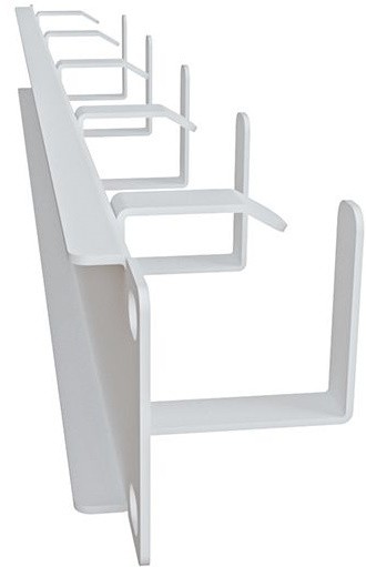 Кабельный органайзер горизонтальный NTSS NTSS-HORG-1U-5(45) односторонний кольца 1U шир.:19&amp;quot; глуб.:45мм