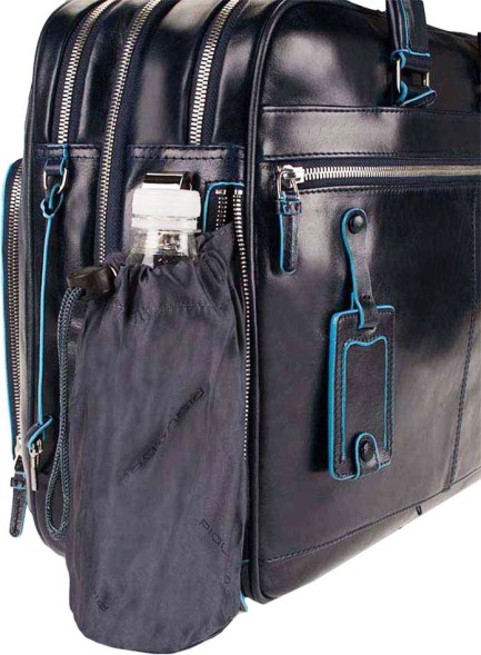 Деловая сумка Piquadro Blue Square CA2765B2/BLU2 с отделением для ноутбука 15&amp;quot; синяя натур.кожа