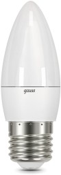 Лампа светодиодная Gauss 103102307 6.5Вт цок.:E27 свеча 220B 6500K св.свеч.бел.хол. (упак.:10шт)