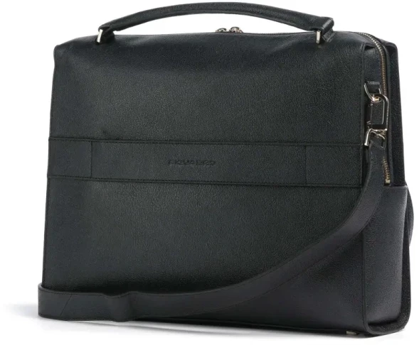 Деловая сумка Piquadro Patricia CA6774W140/N с отделением для ноутбука 14&amp;quot; черная натур.кожа