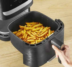 Аэрогриль Tefal EY5528E0 5л 1670Вт черный/серебристый (7211419374)
