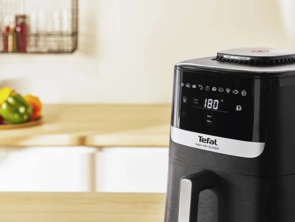 Аэрогриль Tefal EY5528E0 5л 1670Вт черный/серебристый (7211419374)