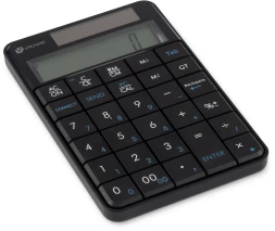 Числовой блок Оклик K604W черный USB беспроводная slim для ноутбука (1979325)