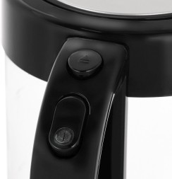 Чайник электрический Bosch TWK70B03 1.7л. 2400Вт черный корпус: стекло/пластик