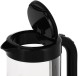 Чайник электрический Bosch TWK70B03 1.7л. 2400Вт черный корпус: стекло/пластик