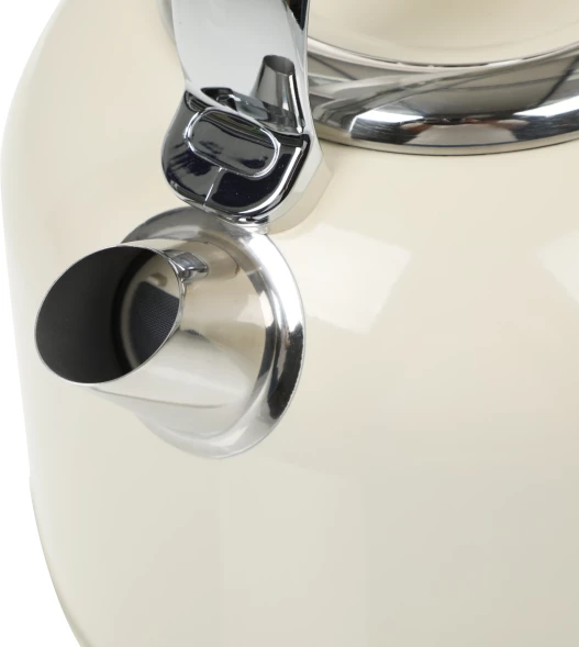 Чайник электрический Candy CK-205 1.7л. 2200Вт слоновая кость корпус: нерж.сталь (FM04W2D00RU)