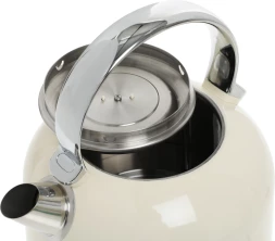 Чайник электрический Candy CK-205 1.7л. 2200Вт слоновая кость корпус: нерж.сталь (FM04W2D00RU)