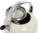 Чайник электрический Candy CK-205 1.7л. 2200Вт слоновая кость корпус: нерж.сталь (FM04W2D00RU)