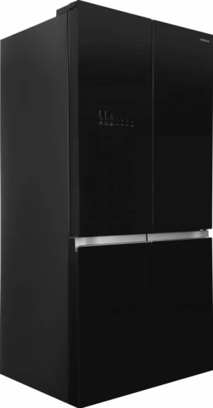Холодильник Hitachi R-WB820VUC2 GBK 2-хкамерн. черный стекло