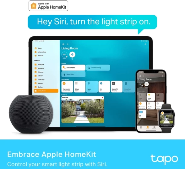 Умная светодиодная лента TP-Link Tapo L930-10 600св./м 24В 5м