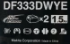 Дрель-шуруповерт Makita DF333DWYE аккум. патрон:быстрозажимной (кейс в комплекте)