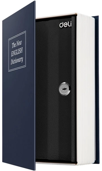Сейф-книга Deli ET641 240x155x55мм ключевой