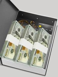 Сейф-книга Deli ET641 240x155x55мм ключевой