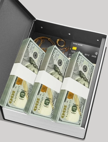 Сейф-книга Deli ET641 240x155x55мм ключевой