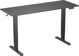 Стол для компьютера Cactus CS-EDL-BBK столешница ДСП черный каркас черный 120x71x60см