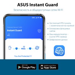 Роутер беспроводной Asus GT-AX6000 AX6000 100/1000/2500BASE-T черный