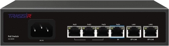Коммутатор Trassir TR-NS1206-65-4PoE