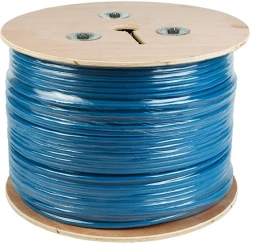 Кабель информационный Rexant 01-0147 кат.6 FTP 4 пары PVC внешний 305м синий
