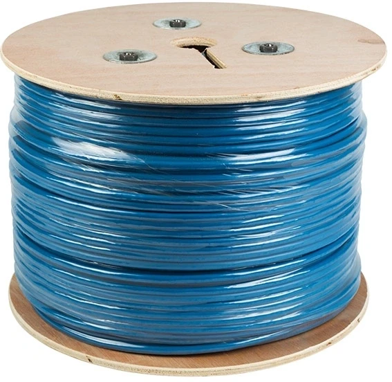 Кабель информационный Rexant 01-0147 кат.6 FTP 4 пары PVC внешний 305м синий