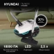 Пылесос Hyundai HYV-B4050 800Вт белый/бирюзовый (в компл.:1мешок)