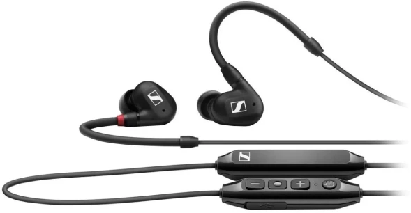 Наушники вкладыши Sennheiser IE 100 PRO Wireless 1.3м черный беспроводные bluetooth в ушной раковине (509171)