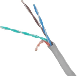Кабель сетевой информационный Suprlan 01-0333-1 кат.5E UTP 4 пары 24AWG PVC внутренний 50м серый
