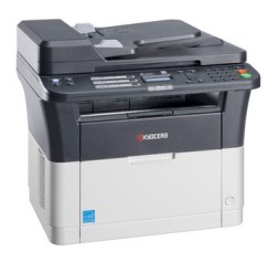 МФУ лазерный Kyocera FS-1025MFP (1102M63RU0/RUV/RU2/NX2) A4 Duplex белый
