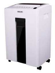 Шредер Deli 9953 белый (секр.P-5) фрагменты 8лист. 23лтр. скрепки скобы пл.карты CD