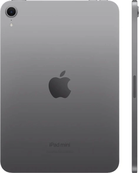 Планшет Apple iPad mini 2024 A2993 A17 Pro 6С RAM8Gb ROM256Gb 8.3&amp;quot; IPS 2266x1488 iOS серый космос 12Mpix 12Mpix BT WiFi 10hr