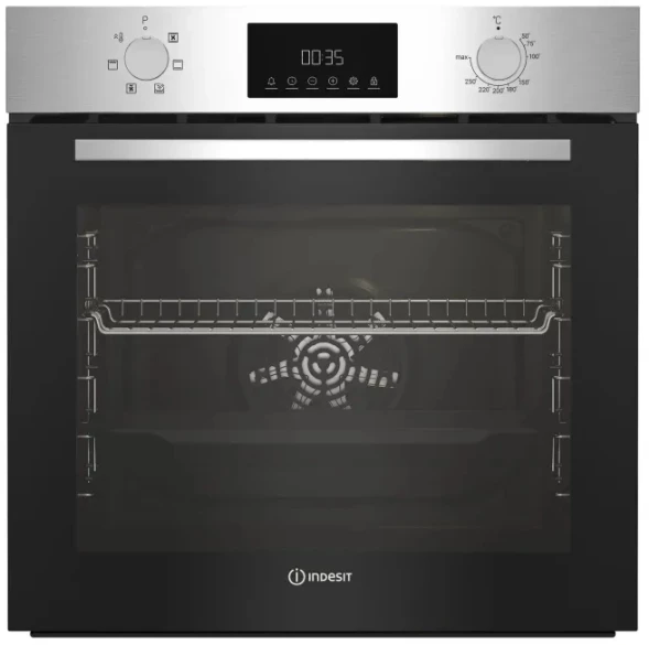 Духовой шкаф Электрический Indesit IBFTE 3644 IX нержавеющая сталь/серебристый