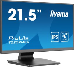 Монитор Iiyama 21.5&amp;quot; ProLite T2252MSC-B2 черный IPS LED 5ms 16:9 HDMI M/M глянцевая 250cd 178гр/178гр 1920x1080 60Hz DP FHD USB Touch 4.5кг