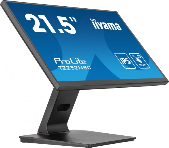 Монитор Iiyama 21.5&amp;quot; ProLite T2252MSC-B2 черный IPS LED 5ms 16:9 HDMI M/M глянцевая 250cd 178гр/178гр 1920x1080 60Hz DP FHD USB Touch 4.5кг