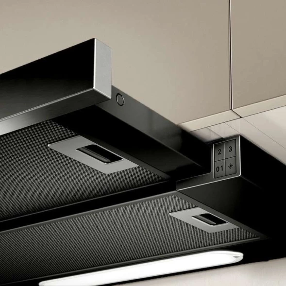 Вытяжка встраиваемая Elica Elite 14 Lux BL/A/60 черный управление: кнопочное (1 мотор)