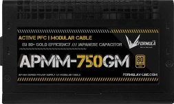 Блок питания Formula ATX 750W APMM-750GM Gen.5 80+ gold (20+4pin) APFC 120mm fan 8xSATA Cab Manag RTL