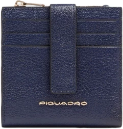 Чехол для кредитных карт Piquadro Patricia PP6843W140R/BLU темно-синий натур.кожа