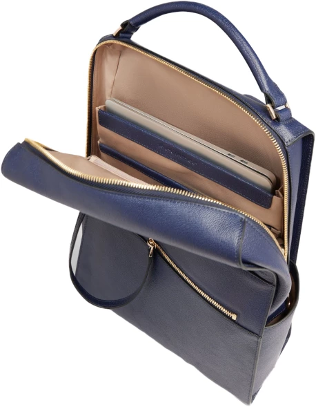 Рюкзак женский Piquadro Patricia CA6772W140/BLU темно-синий натур.кожа