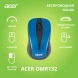 Мышь Acer OMR132 синий/черный оптическая (1000dpi) беспроводная USB для ноутбука (2but)