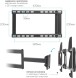 Кронштейн для телевизора Kromax GALACTIC-61 черный 32&amp;quot;-90&amp;quot; макс.45кг настенный поворот и наклон