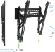 Кронштейн для телевизора Arm Media PLASMA-14 черный 26&amp;quot;-65&amp;quot; макс.50кг настенный наклон