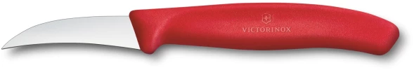 Нож кухонный Victorinox Swiss Classic (6.7501.C1) стальной универсальный для формовки лезв.60мм прямая заточка красный