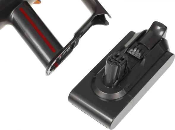 Пылесос Dyson SV46 V12 Detect Slim Absolute 545Вт серебристый/желтый