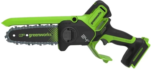 Цепная пила Greenworks GD24CS15 аккум. 600Вт 0.8л.с. дл.шины:6&amp;quot; (15cm) (2010107)