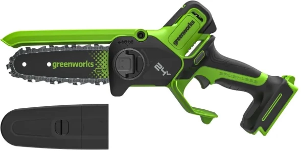 Цепная пила Greenworks GD24CS15 аккум. 600Вт 0.8л.с. дл.шины:6&amp;quot; (15cm) (2010107)