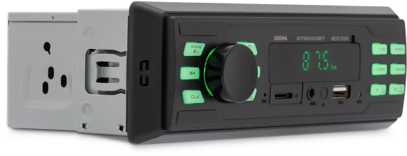 Автомагнитола Digma MCP-225G 1DIN 2x45Вт v5.0 AUX 2