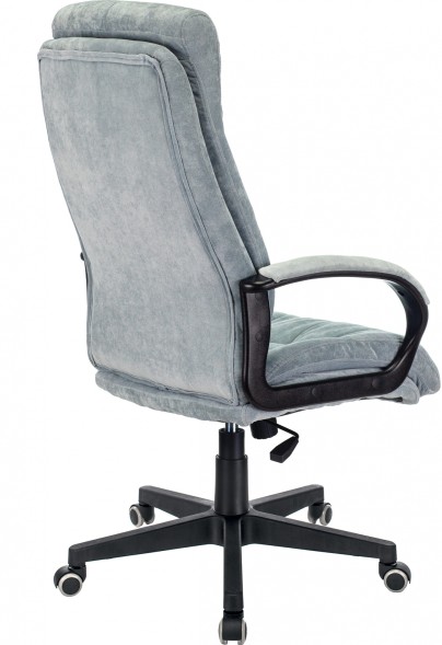 Кресло руководителя Бюрократ CH-824 Fabric серо-голубой Light-28 крестов. пластик