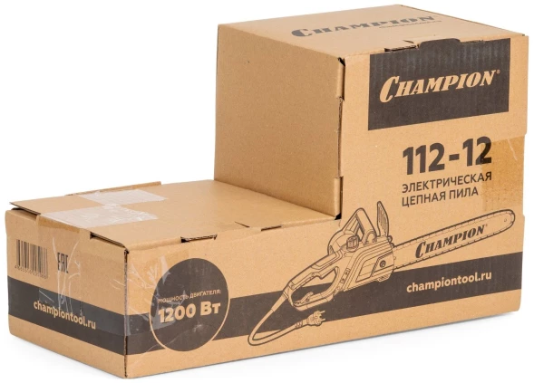 Цепная пила Champion 112-12 от сети 1200Вт дл.шины:12&amp;quot; (30cm)